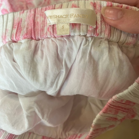 loveShackFancy, pink and white ruffle mini skirt - Picture 3 of 3